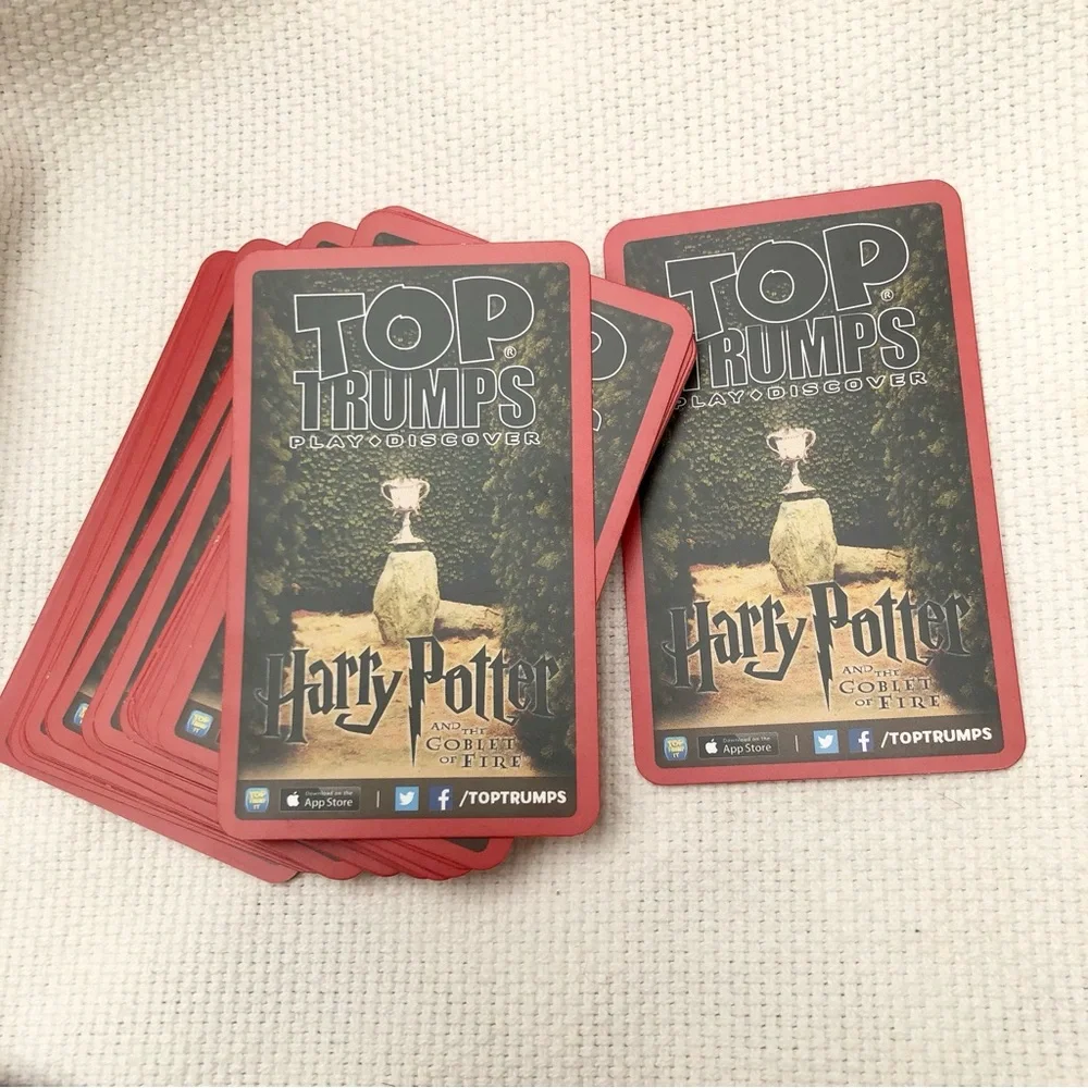 Top Trumps Harry Potter and the Goblet of Fire Card Game in Red Case